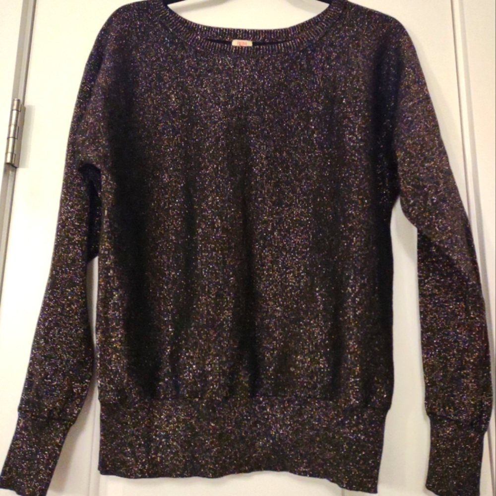 REBA SZ S Black & Gold Long Sleeve Top Perfect Condition.